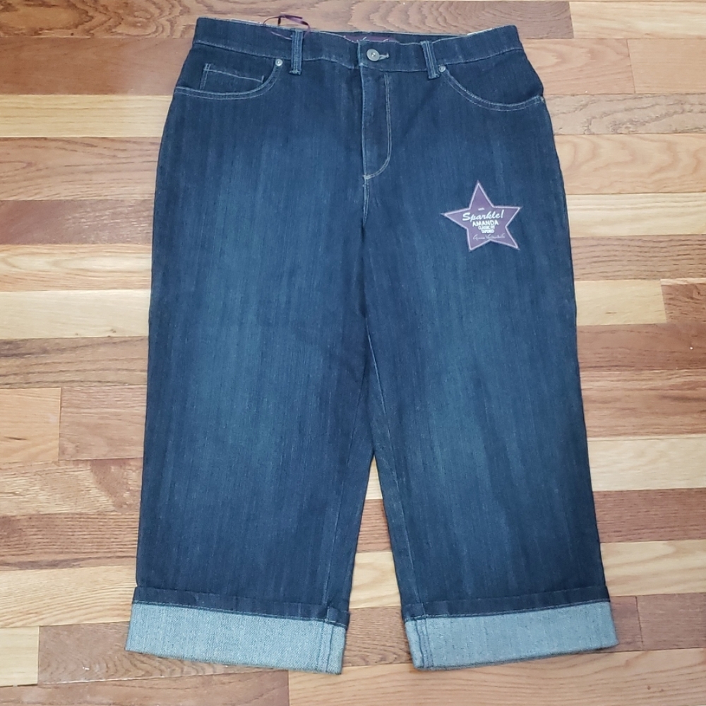 Gloria Vanderbilt womens capri Jean's size 10